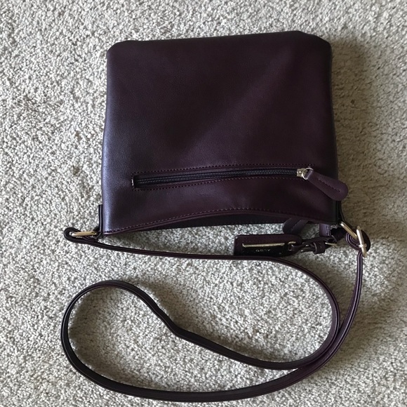 Maroon/cream satchel - Picture 2 of 2